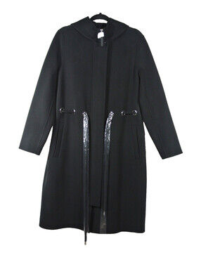 NEW, Mackage Blithe Wool Coat in Black Sz M #W205